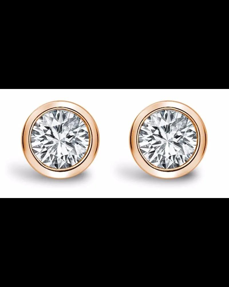 Pragnell 18kt rose gold Sundance diamond stud earrings Rosa