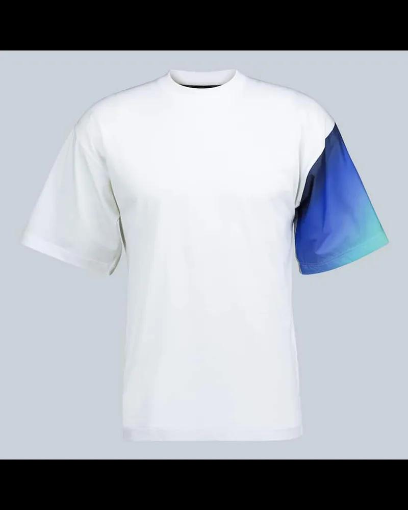 Prada T-Shirt aus Baumwolle Weiss